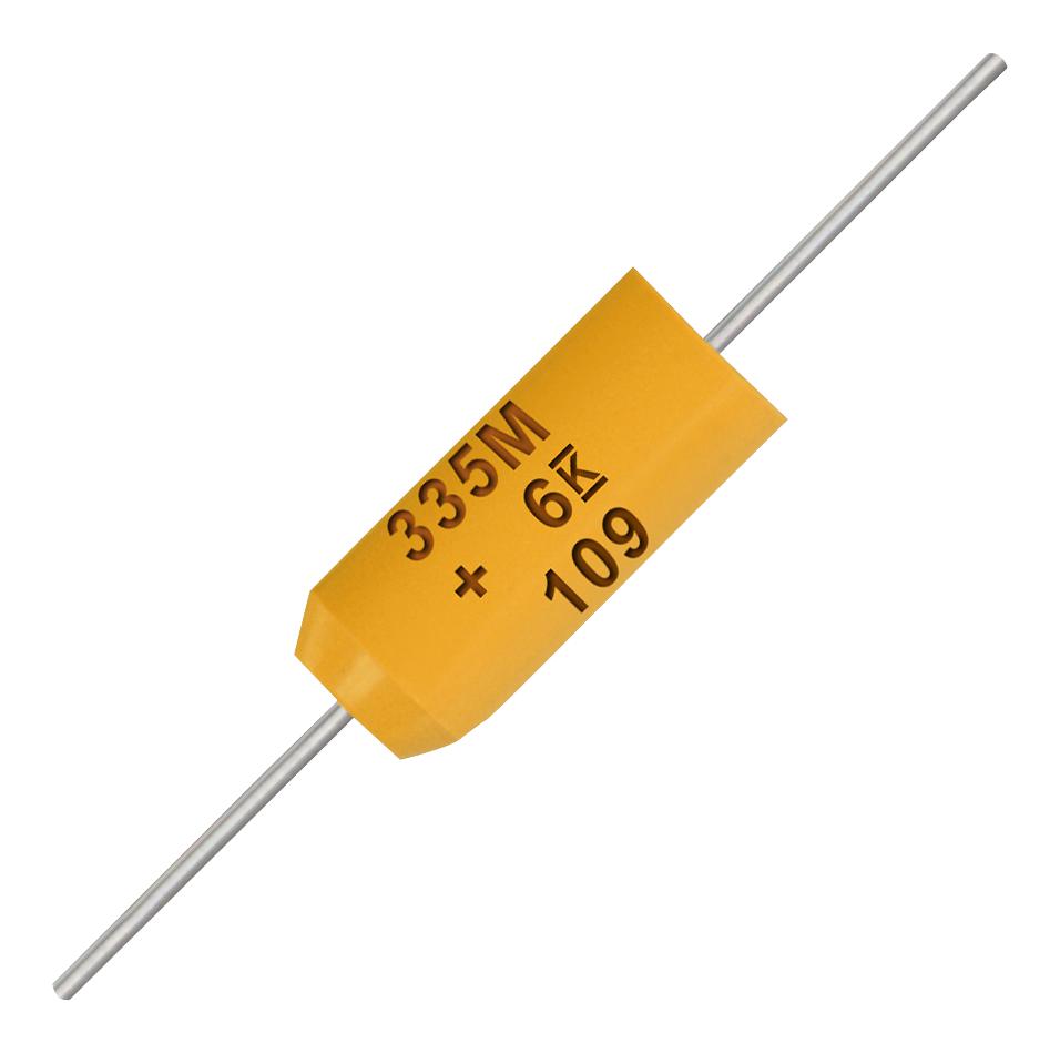 T322B106M010AT7200 CAP, 10UF, 10V, TANT, AXIAL KEMET