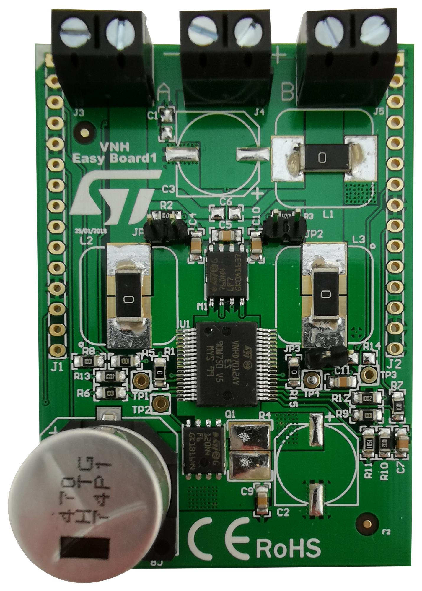 EV-VNHD7012AY EVAL BOARD, H-BRIDGE DC MOTOR DRIVER STMICROELECTRONICS