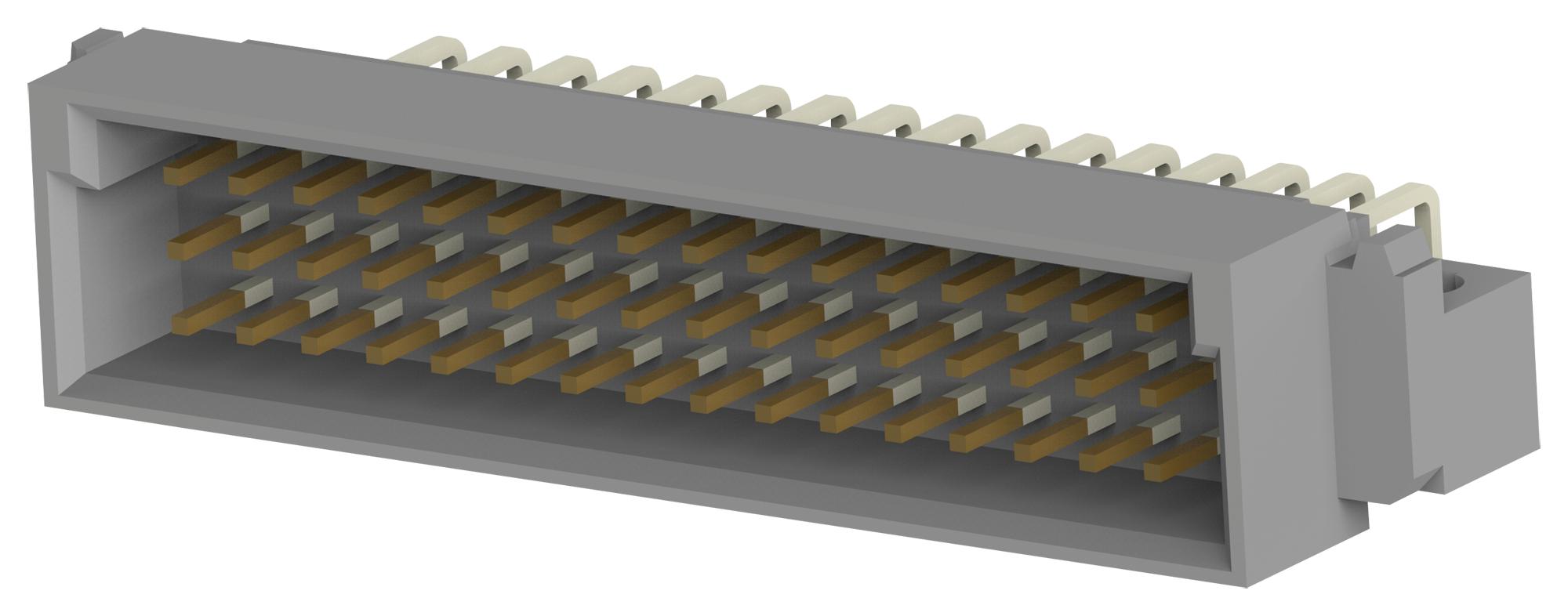 650478-5 CONN, DIN 41612, HEADER, 48POS, 3ROW AMP - TE CONNECTIVITY