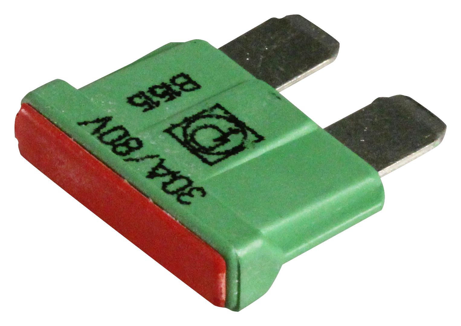 166.7000.5302 AUTOMOTIVE FUSE, TIME DELAY, 30A, 80VDC LITTELFUSE