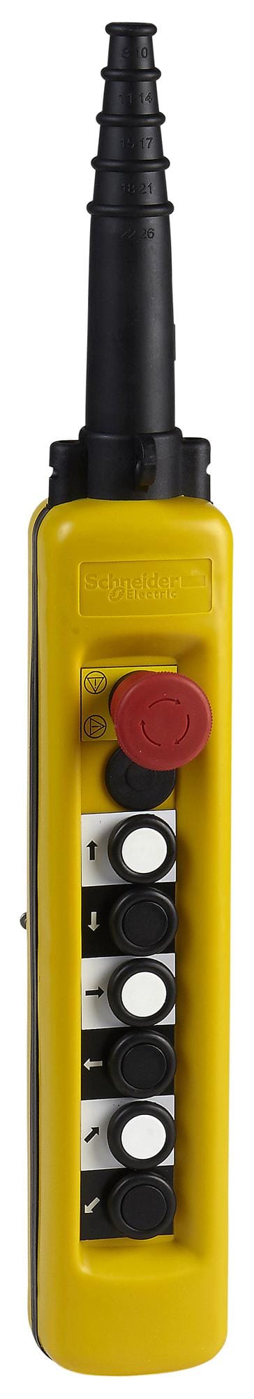 XACA6813 PENDANT SW, DPST-NC/SPST-NO, 7WAY, 3A SCHNEIDER ELECTRIC