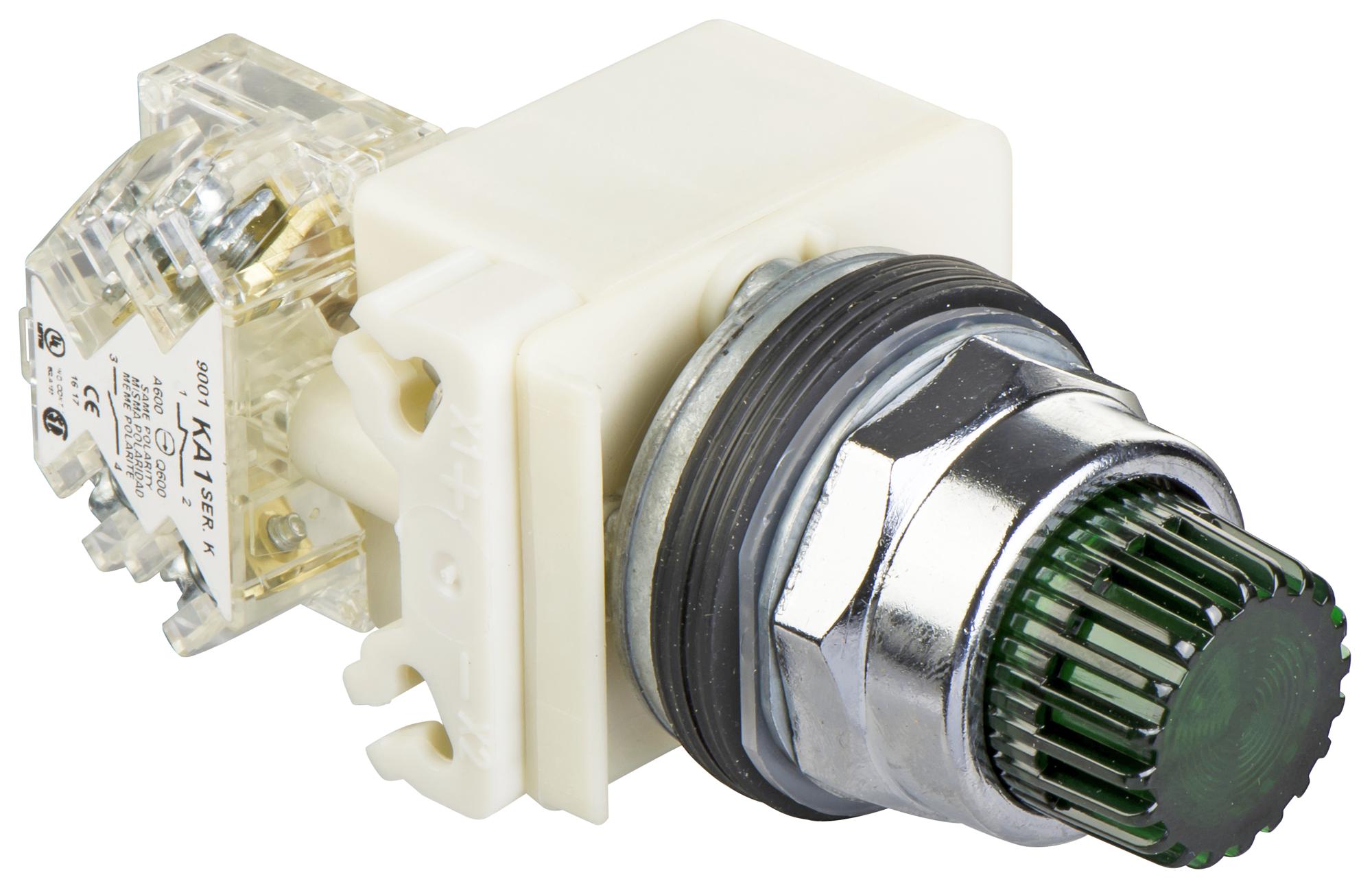 9001K2L38LGGH13 PB SWITCH, SPDT, 10A, 600VAC, PANEL SCHNEIDER ELECTRIC