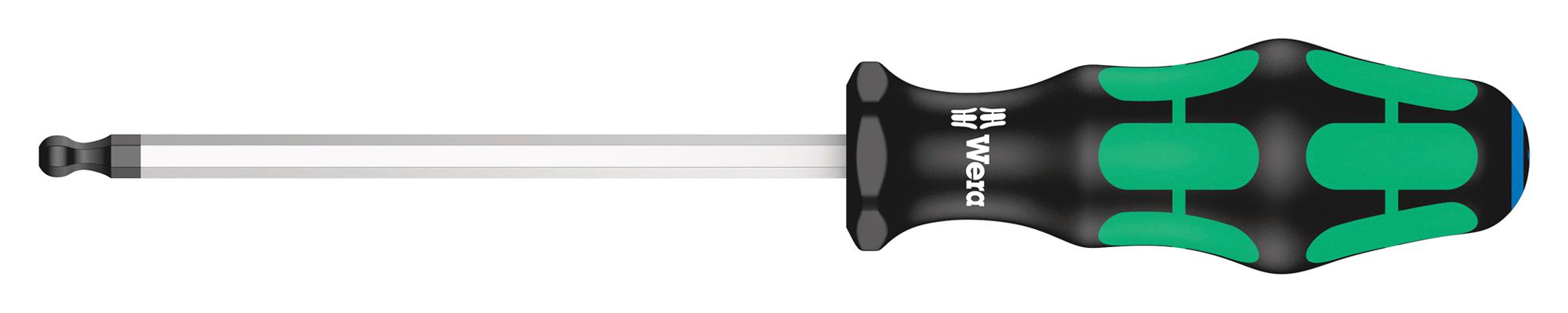 22820 SCREWDRIVER, HEXAGON, BALL, 6X125MM WERA