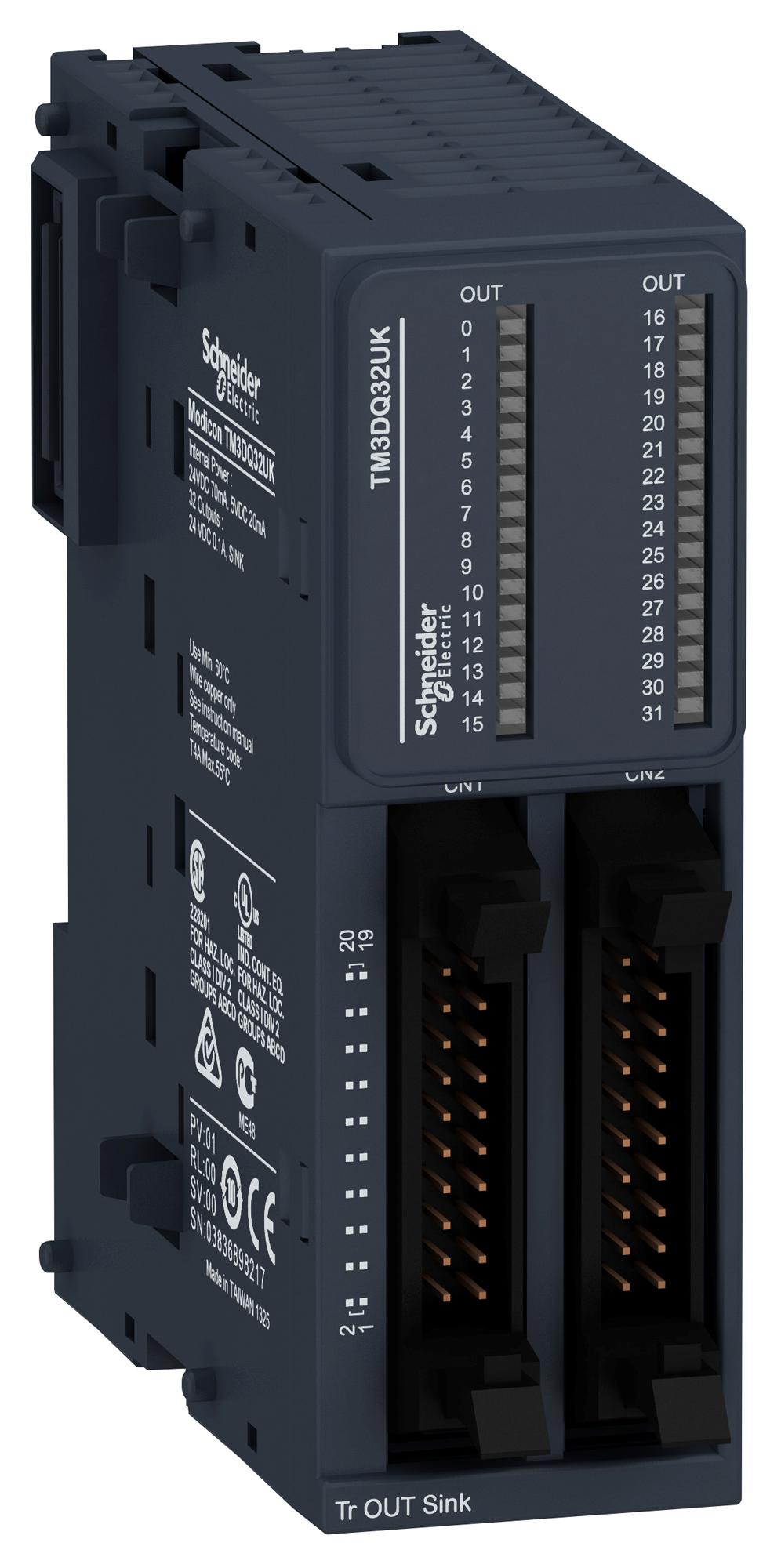 TM3DQ32UK DISCRETE OUTPUT MODULE, 32 O/P SCHNEIDER ELECTRIC