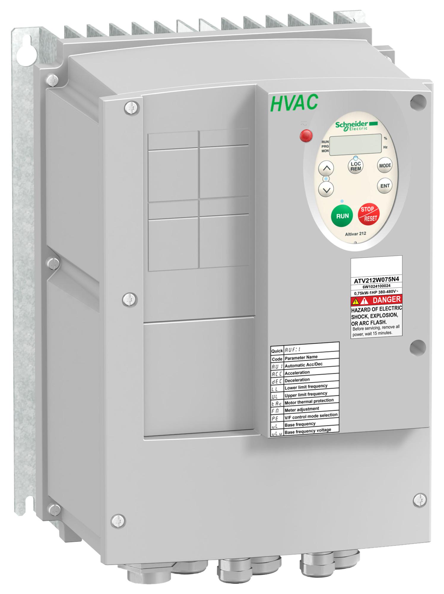 ATV212WU22N4C VAR SPEED DRIVE , 3-PH, 2.2KW, 480VAC SCHNEIDER ELECTRIC