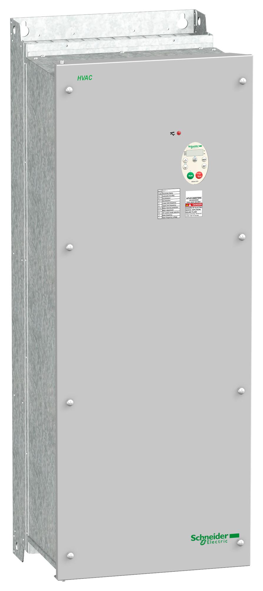 ATV212WD75N4 VAR SPEED DRIVE , 3-PH, 75KW, 480VAC SCHNEIDER ELECTRIC