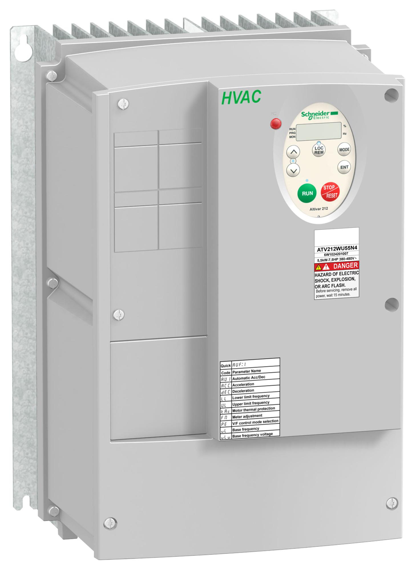 ATV212WU55N4 MOTOR CONTROLLER, 3-PH, , 5.5KW SCHNEIDER ELECTRIC