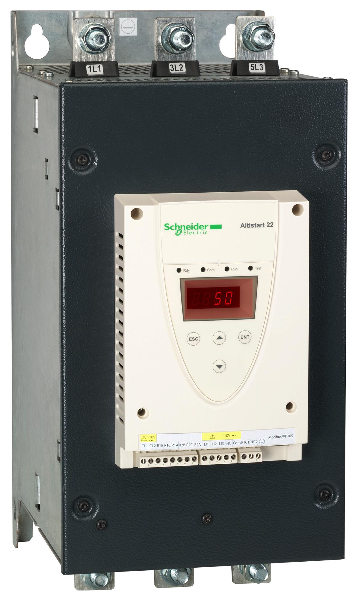 ATS22C21S6U SOFT STARTER, 3-PH, 210A, 200HP, 600VAC SCHNEIDER ELECTRIC