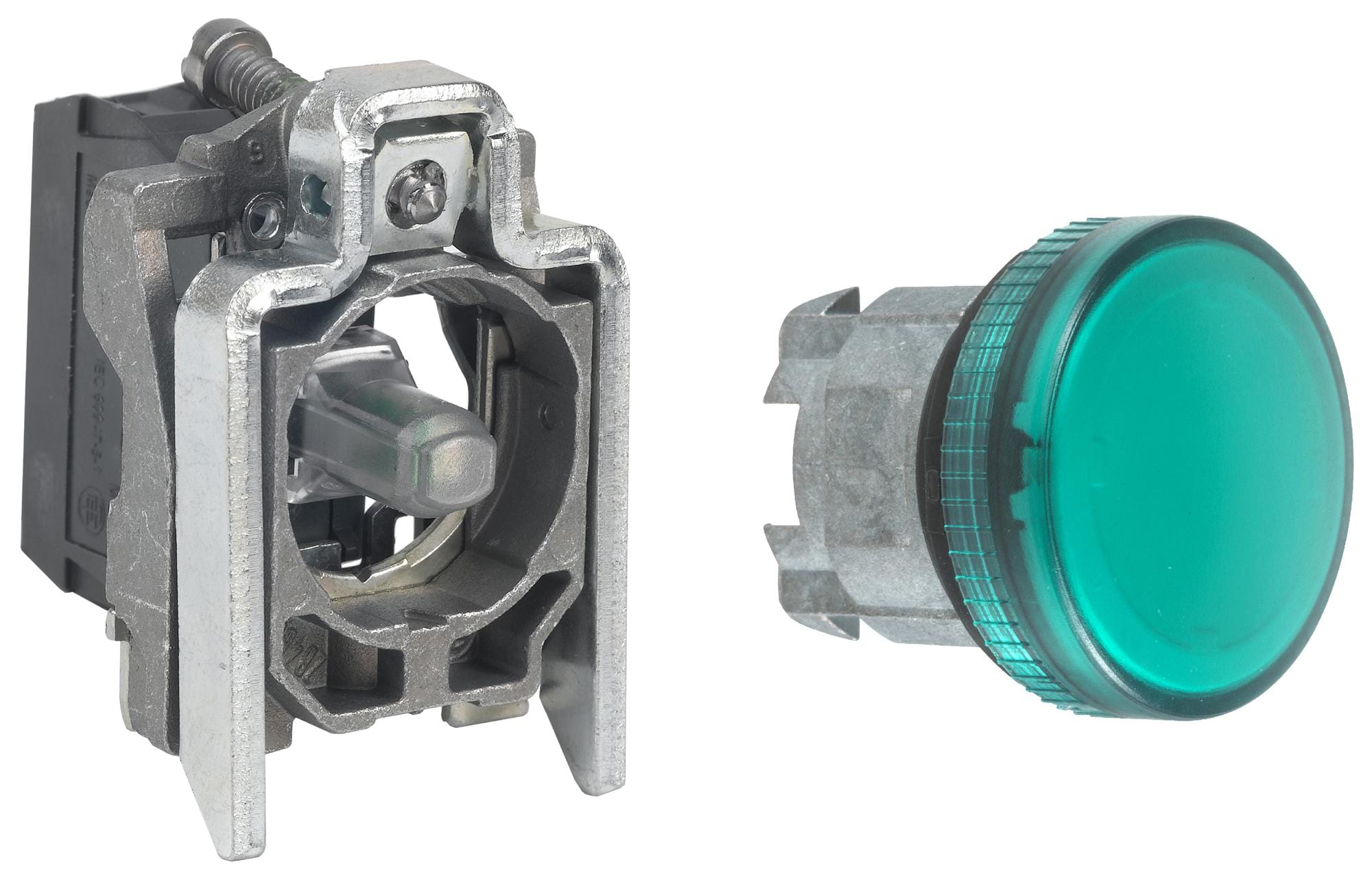 XB4BVG35 PANEL INDICATOR, GREEN, 22MM, 120VAC SCHNEIDER ELECTRIC