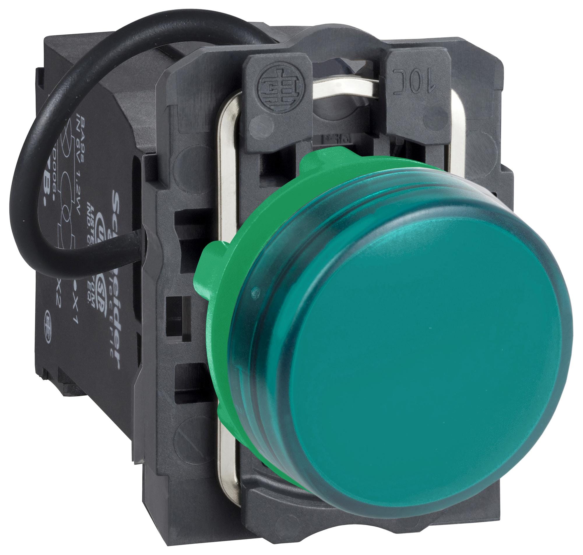 XB5AV5B3 PILOT LIGHT, GREEN, 22MM, 400VAC SCHNEIDER ELECTRIC