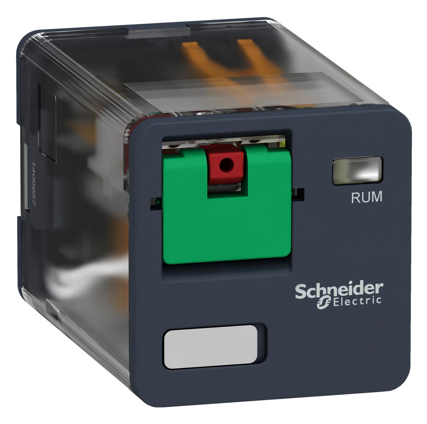 RUMC21P7 POWER RELAY, DPDT, 10A, 250VAC SCHNEIDER ELECTRIC