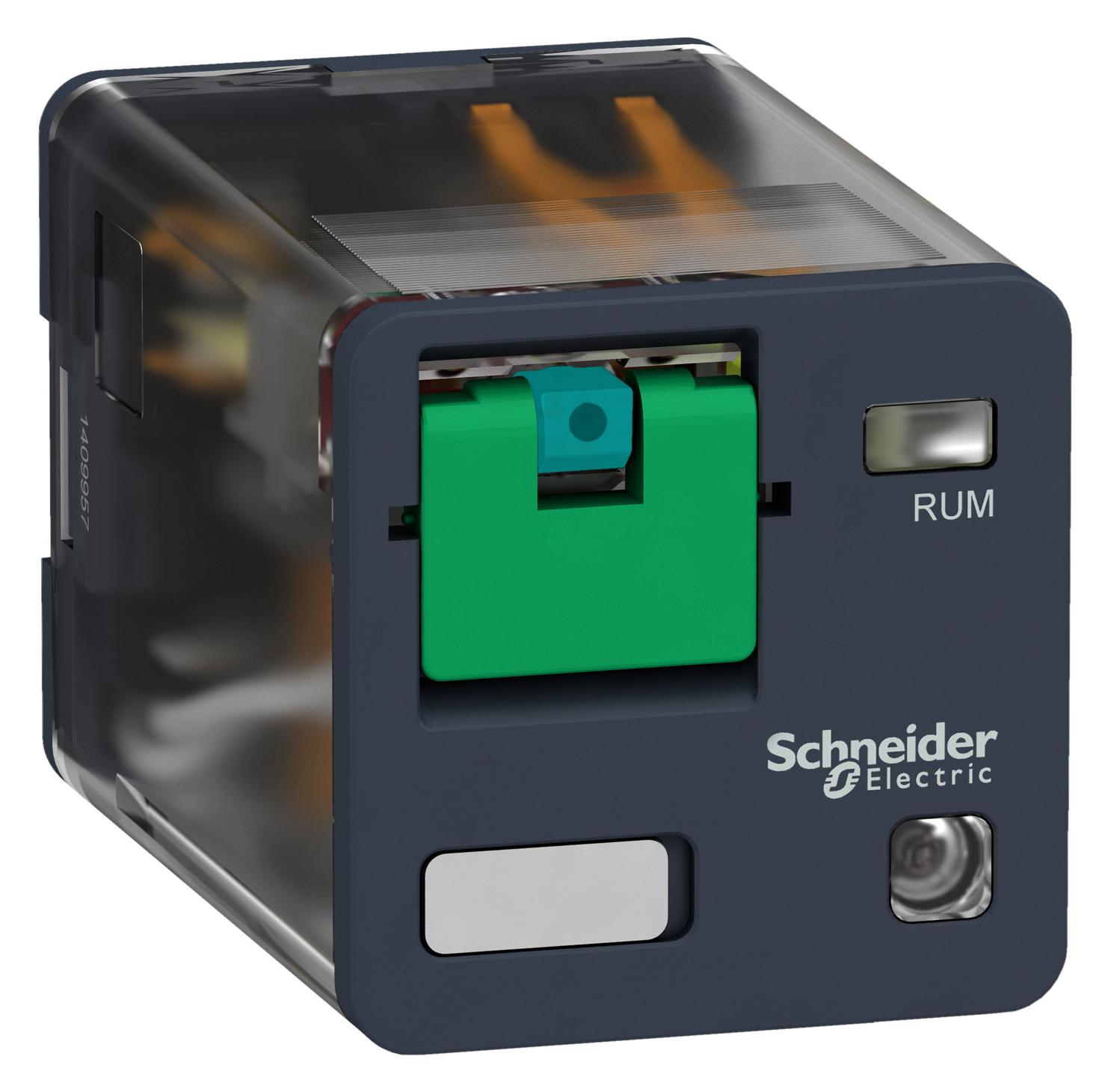 RUMC22BD POWER RELAY, DPDT, 10A, 250VAC SCHNEIDER ELECTRIC