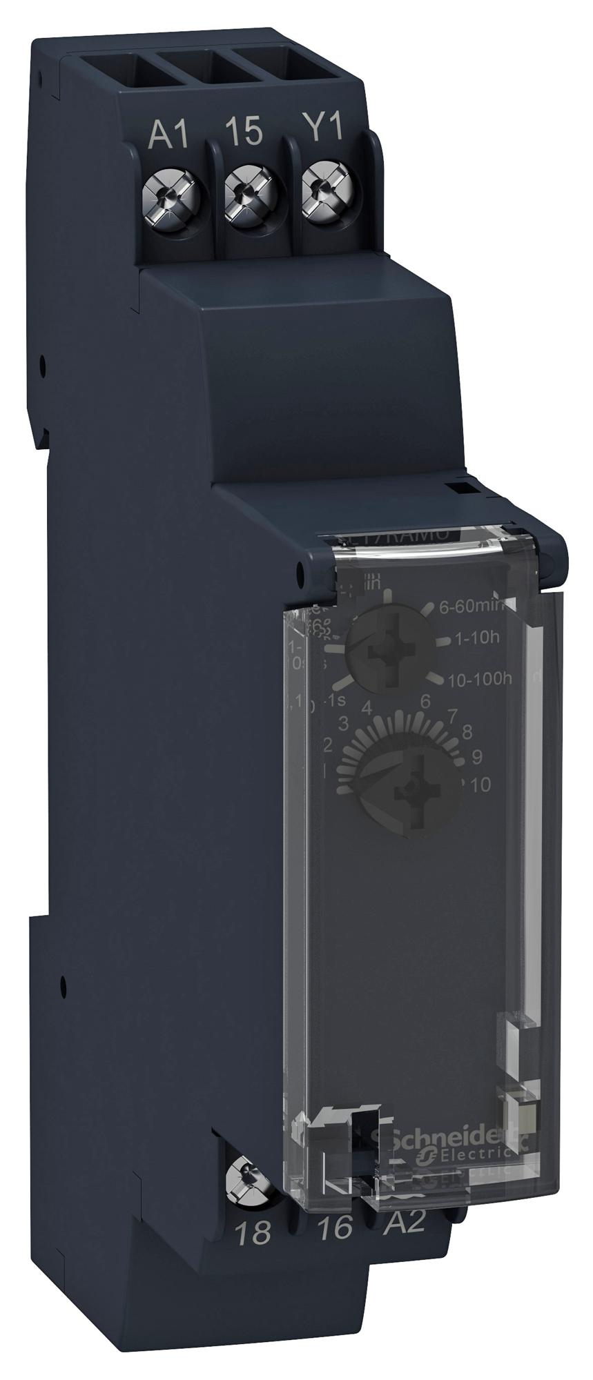 RE17LCBM TIME DELAY RELAY, SPST, 100H, 250V SCHNEIDER ELECTRIC