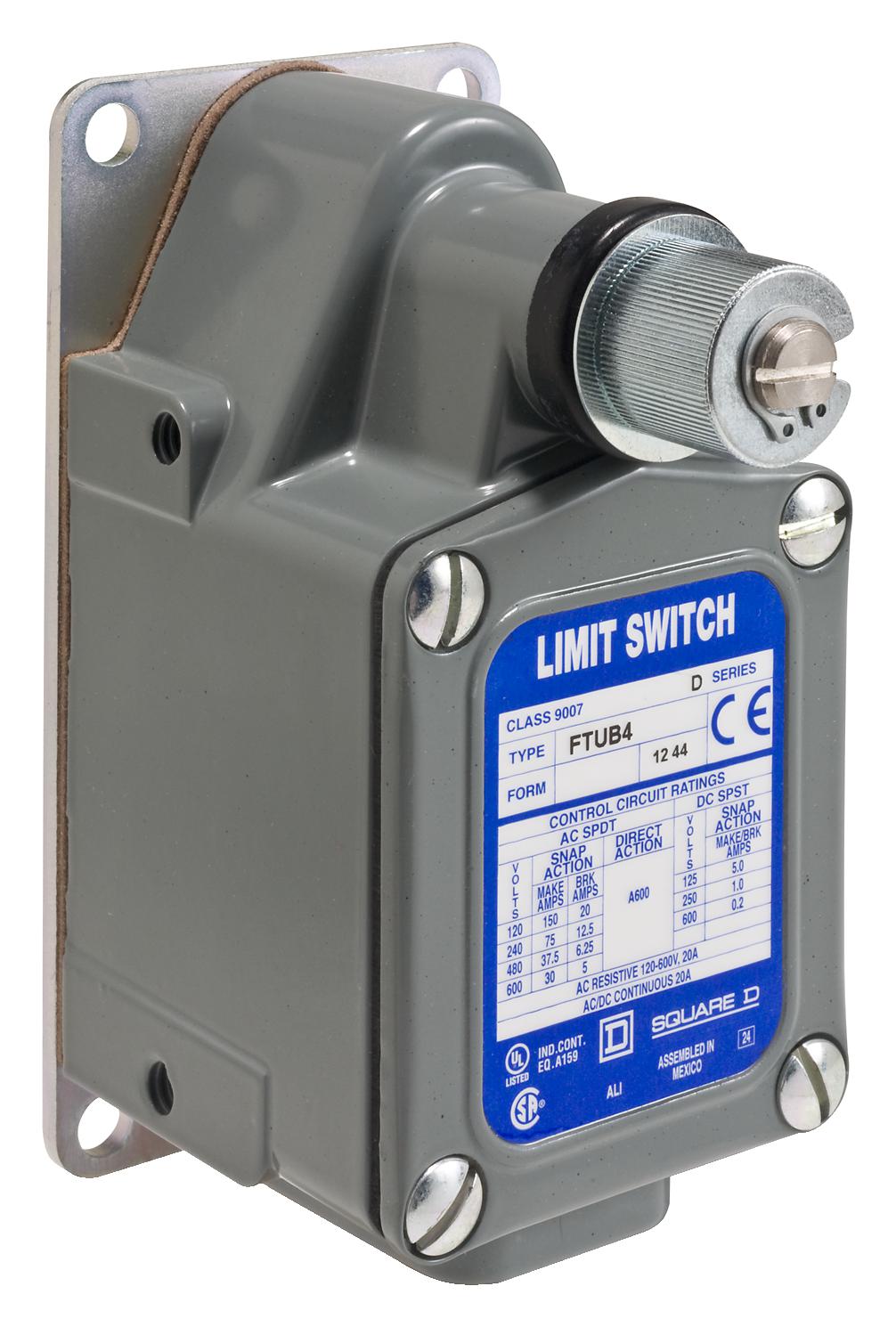 9007FTUB4 LIMIT SW, ROTARY, SPDT-DB, 20A, 120V SCHNEIDER ELECTRIC