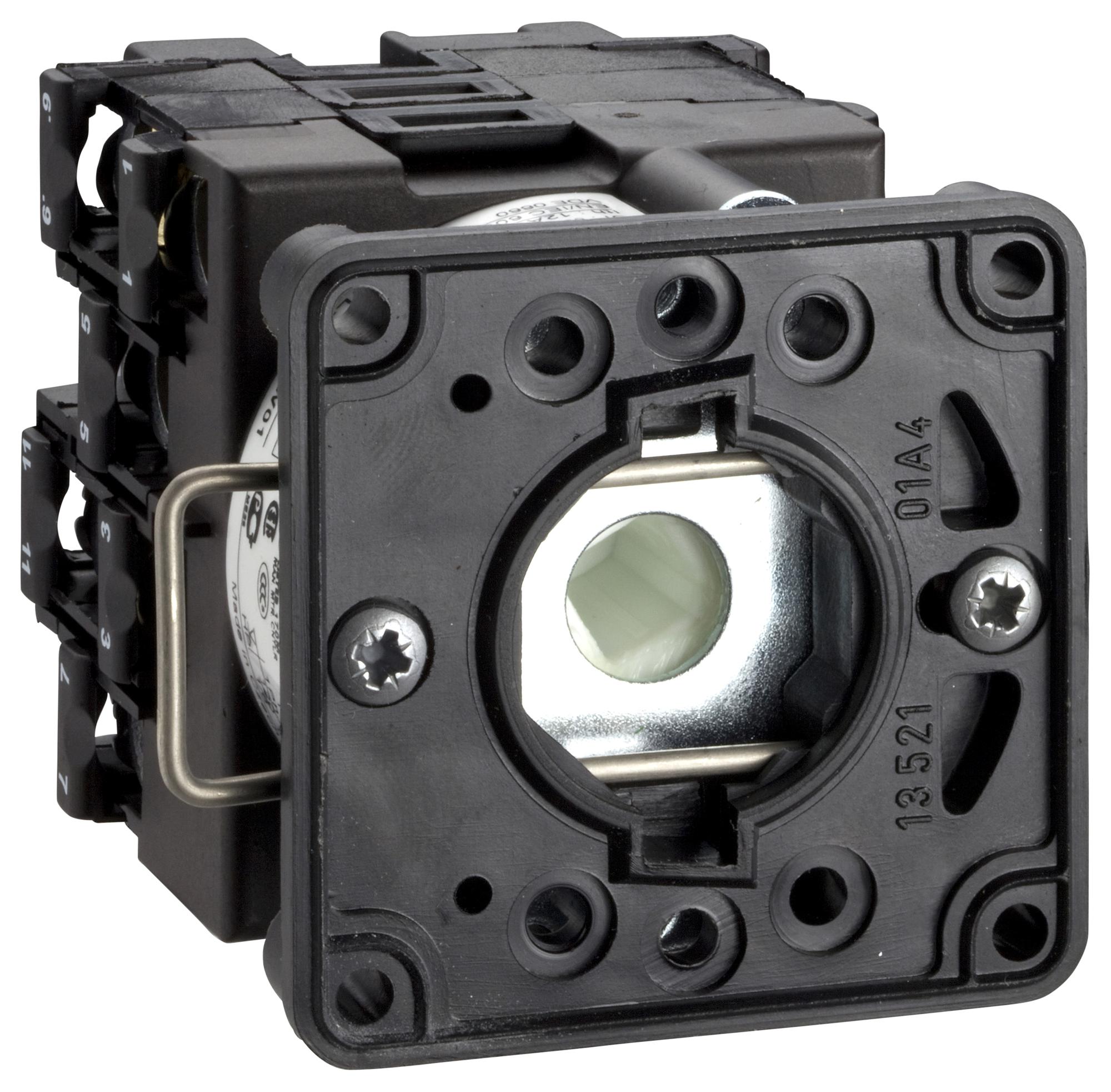 K1M024N CAM SWITCH BODY, 22MM, 2 POLE, 12A SCHNEIDER ELECTRIC