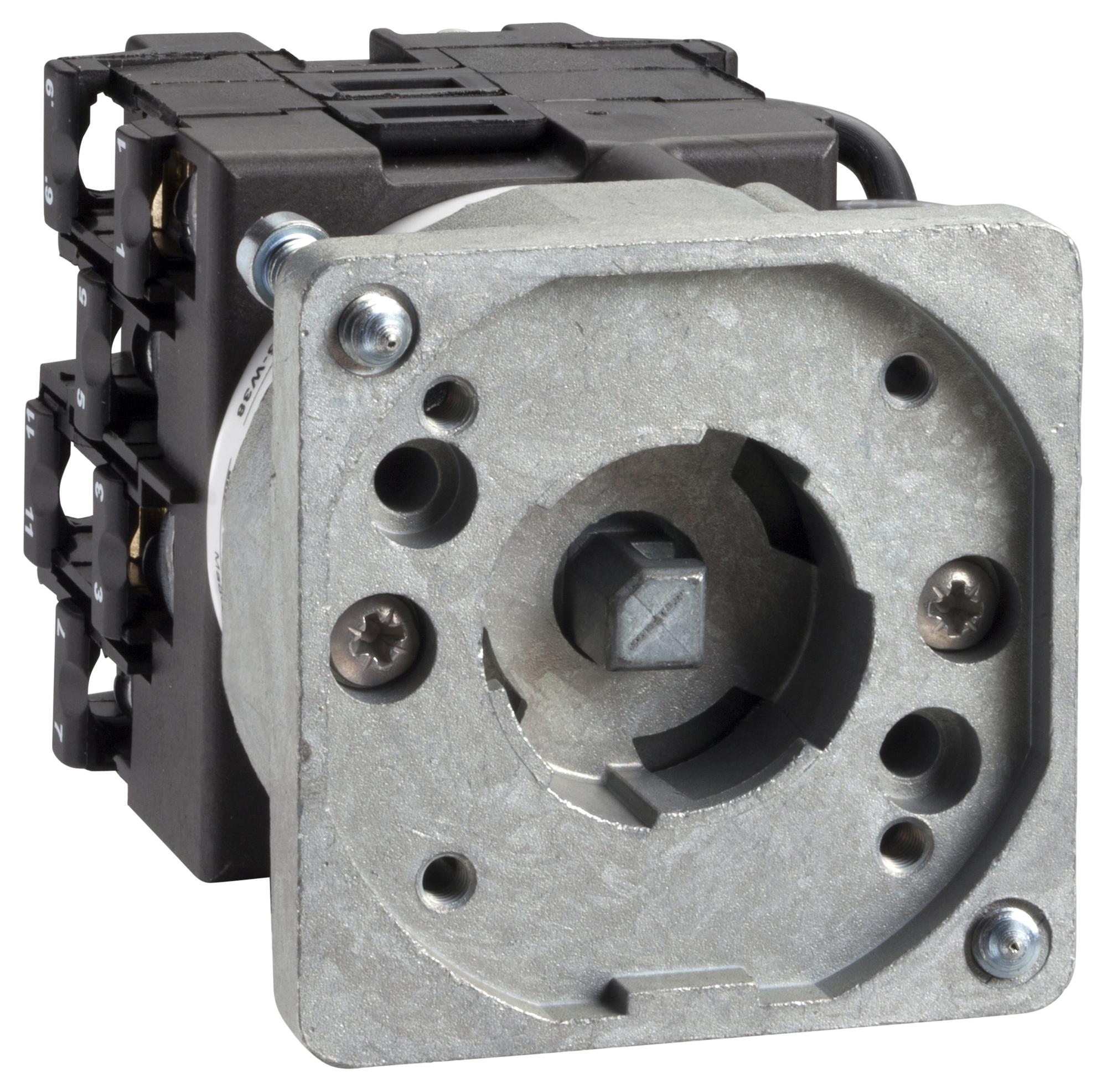K1M024NX CAM SWITCH BODY, 22MM, 3 POLE, 12A SCHNEIDER ELECTRIC