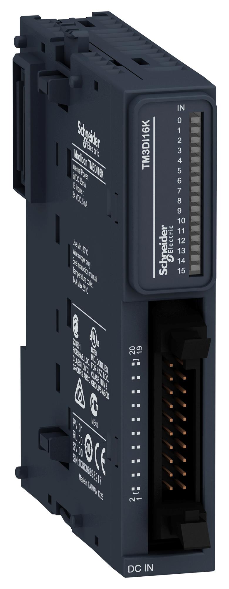 TM3DI16K MODULE, 16 INPUT SCHNEIDER ELECTRIC
