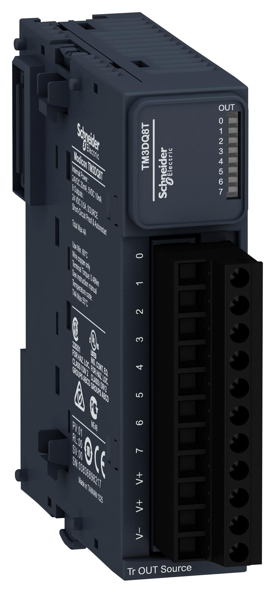 TM3DQ8T DISCRETE OUTPUT MODULE SCHNEIDER ELECTRIC