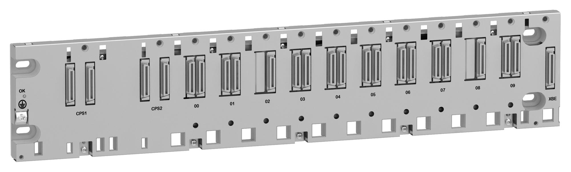 BMEXBP1002H RUGGEDIZED RACK, 10 SLOT SCHNEIDER ELECTRIC
