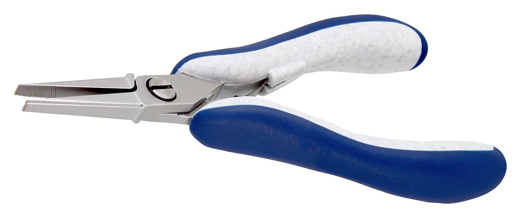 ES6014.CR.BG PLIER, LONG FLAT NOSE, SERRATED, 140MM IDEAL-TEK