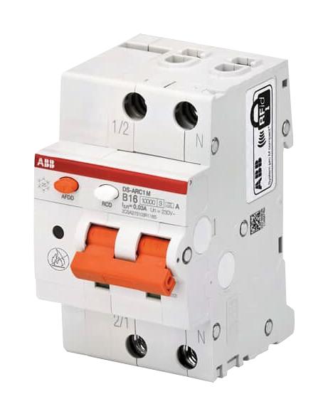 DS-ARC1 M B6 A30 AFDD W/RCBO, 2POLE, 6A, 240VAC ABB