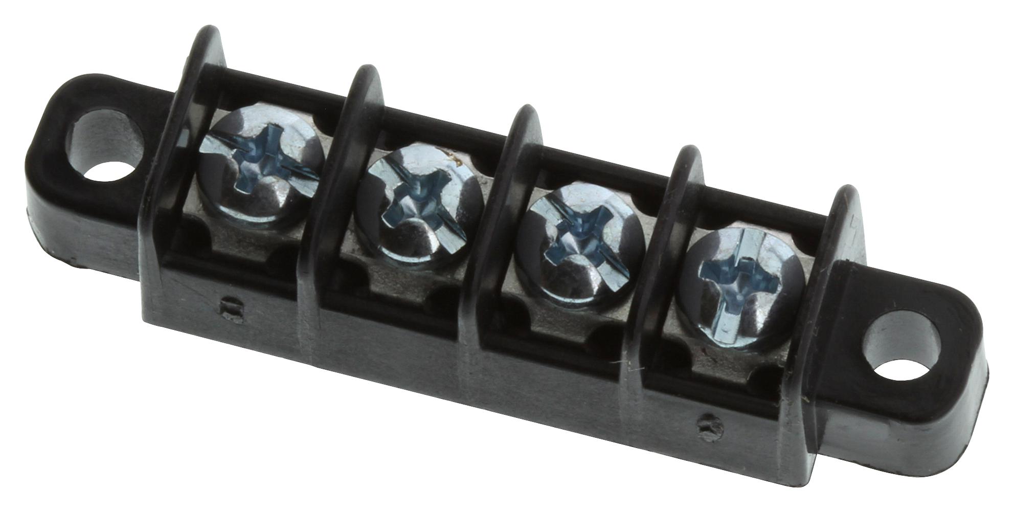 38700-6104 TERMINAL BLOCK, BARRIER, 4WAY, 14AWG MOLEX