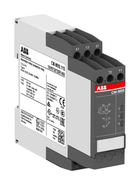 1SVR730720R1400 MOTOR PROTECT RELAY, SPST-NO/NC, 24-240V ABB