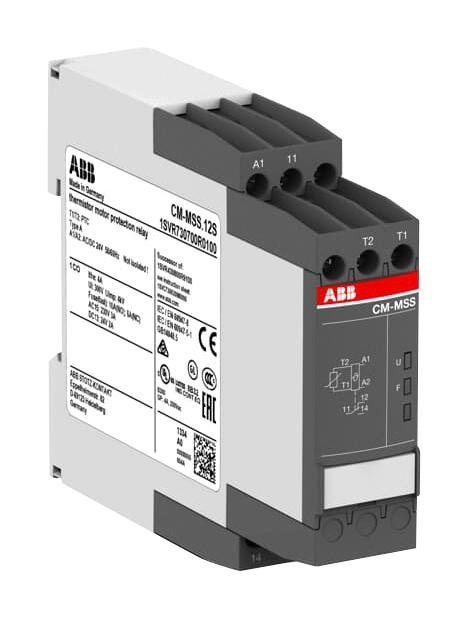 1SVR740700R0100 MOTOR PROTECT RELAY, SPDT, 24VAC/DC ABB