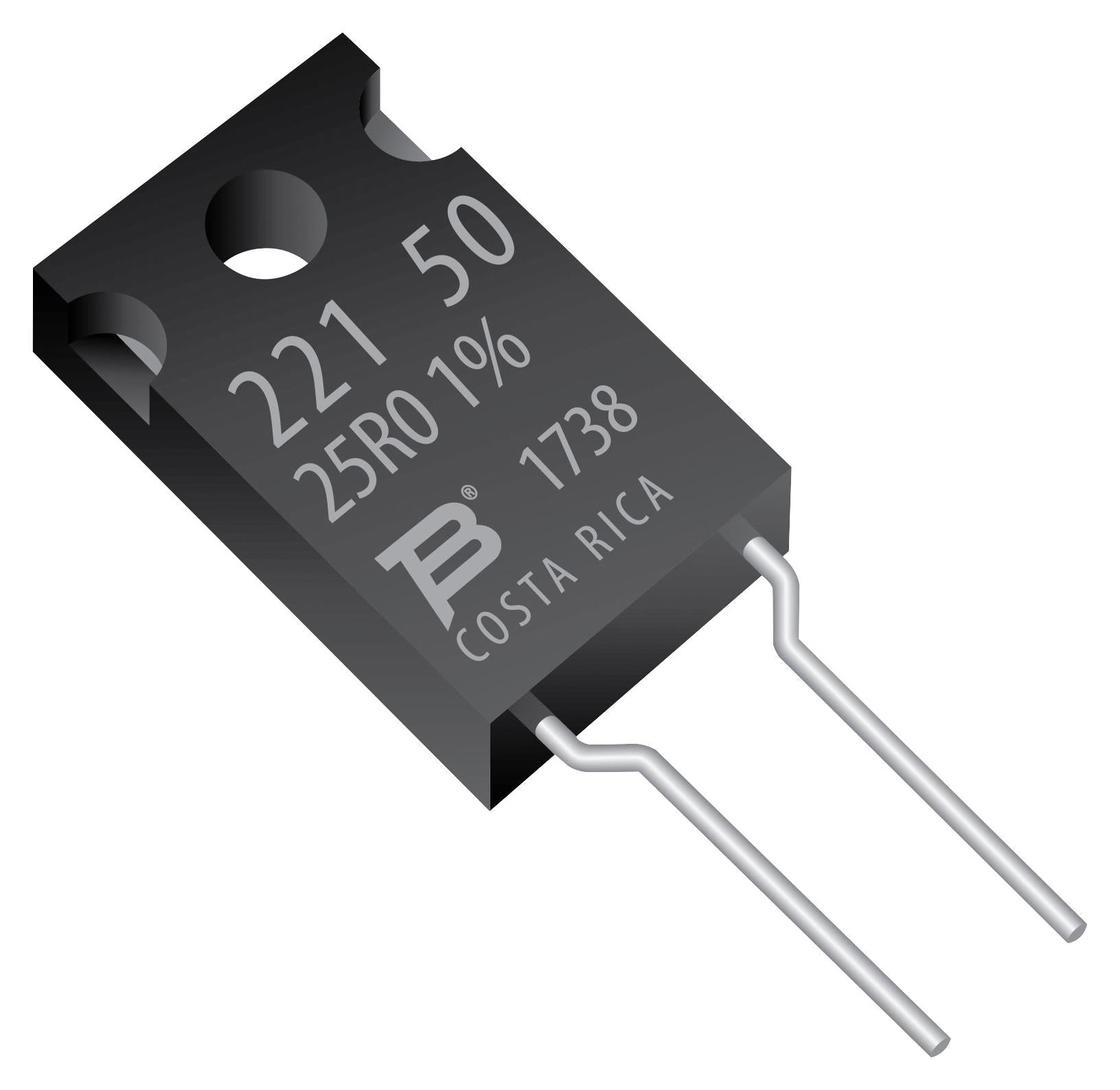 PWR221T-50-1000J RES, 100R, 50W, TO-220, THICK FILM BOURNS