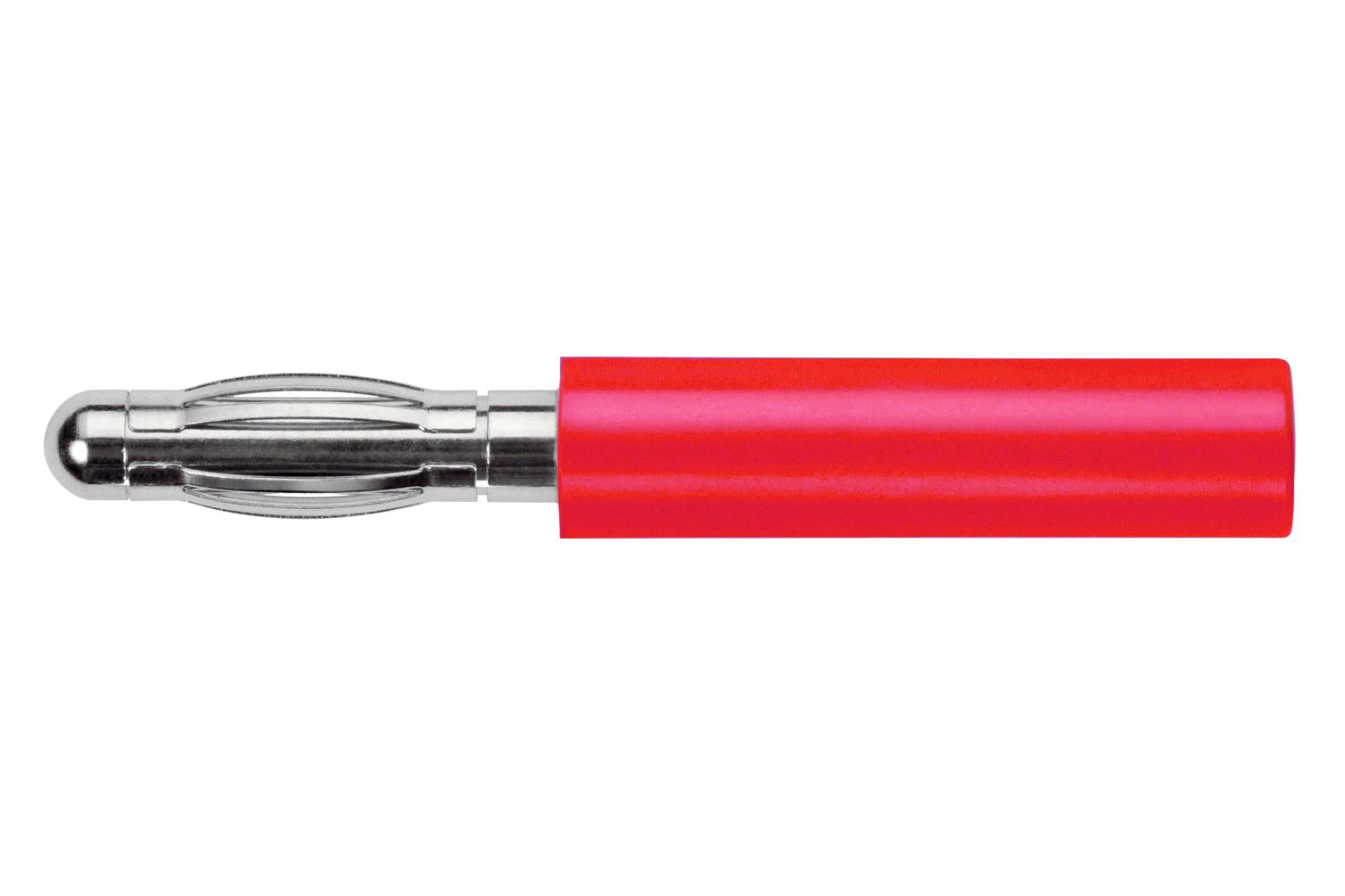 A 40-20 NI / RT ADAPTER, BANANA, PLUG, 10A, RED, SOLDER SCHUTZINGER