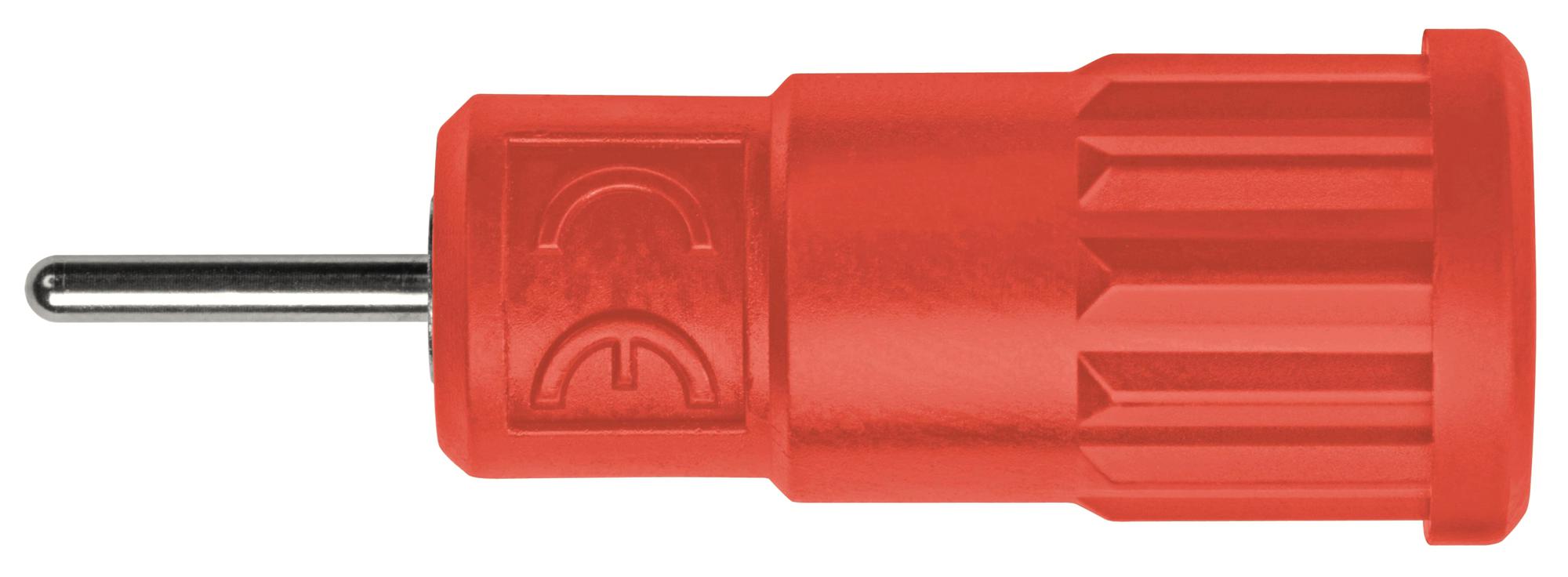 SEPB 6887 NI / RT CONN, BANANA, JACK, 36A, RED SCHUTZINGER