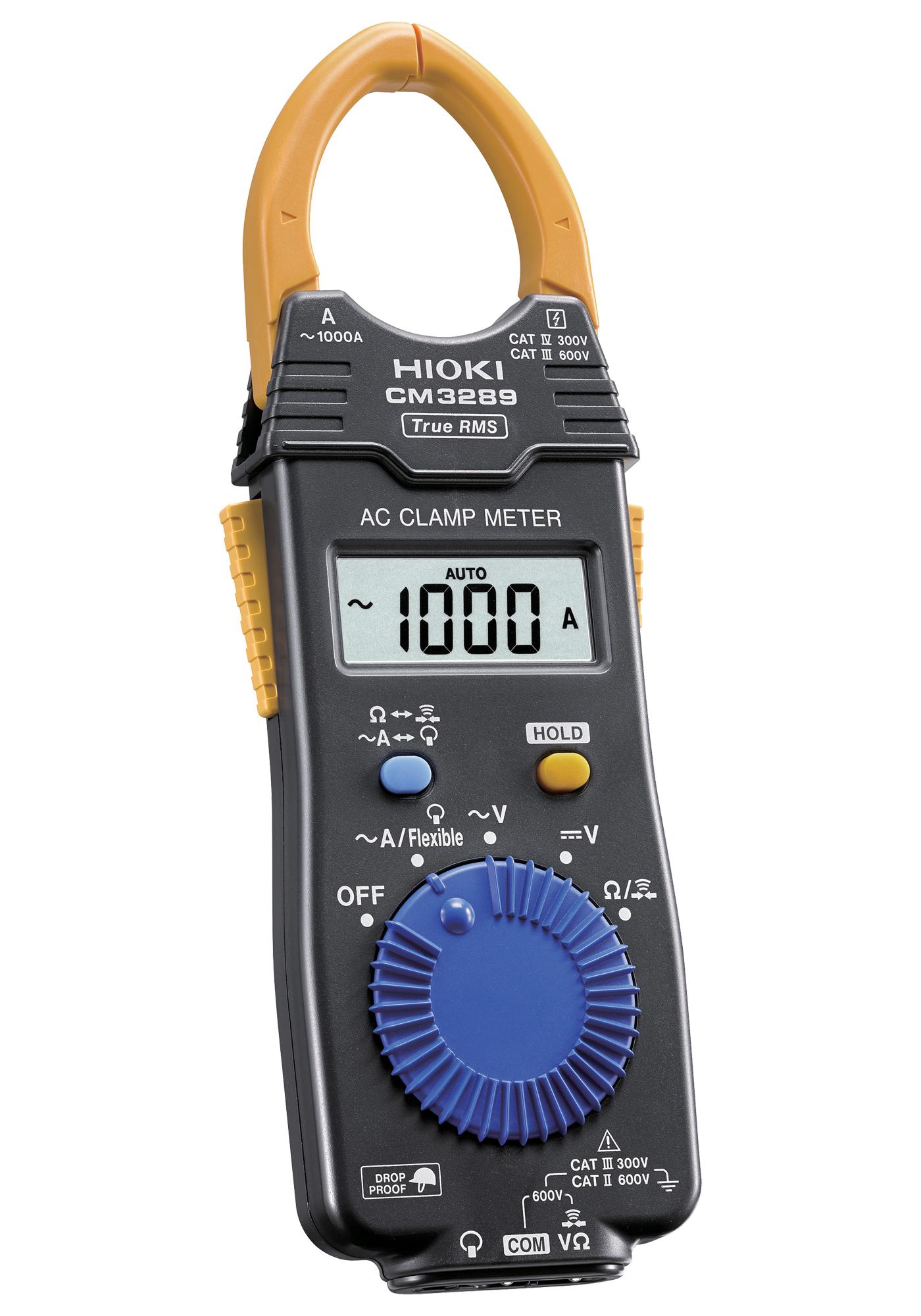 CM3289 AC CLAMP METER, 600V, 1KA HIOKI
