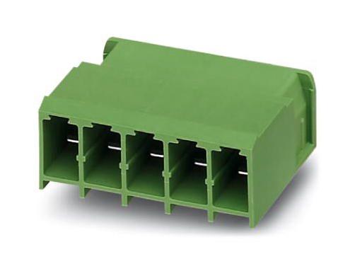 PC 4/ 5-G-7,62 BK TERM BLOCK, HDR, R/A, 7.62MM, THT PHOENIX CONTACT
