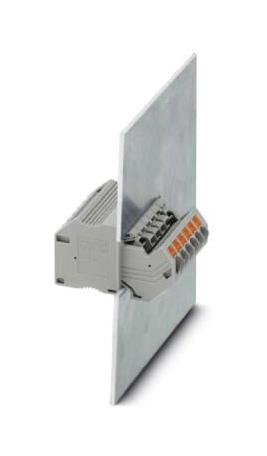 PT 4-WE/14 DINRAIL TERMINAL, 28WAY, 12AWG, GRY PHOENIX CONTACT