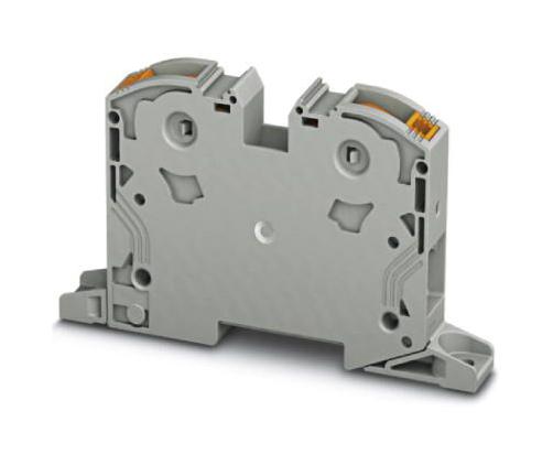PTPOWER 35-F DINRAIL TERMINAL BLOCK, 2WAY, 2AWG, GRY PHOENIX CONTACT