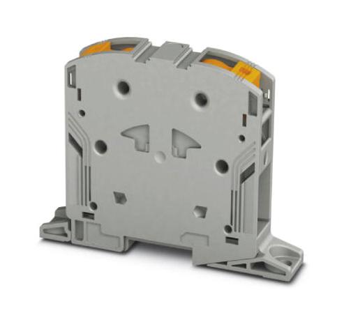 PTPOWER 50-F DINRAIL TERMINAL BLOCK, 2WAY, 00AWG, GRY PHOENIX CONTACT