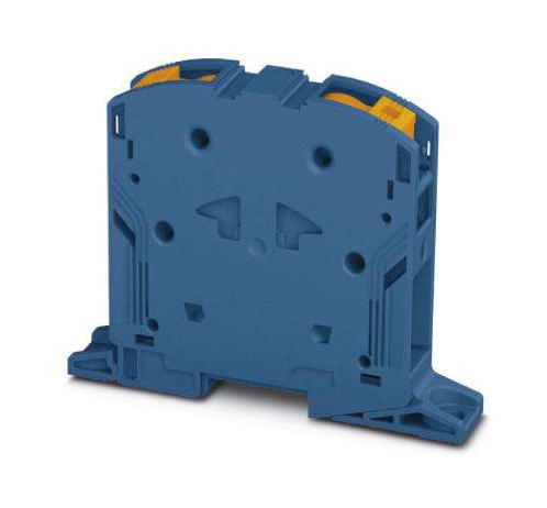 PTPOWER 50-F BU DINRAIL TERMINAL BLOCK, 2WAY, 00AWG, BLU PHOENIX CONTACT