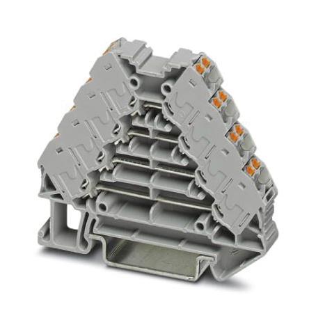 PTRV 4 /GY MARSHALLING TERMINAL, 16WAY, 14AWG, GRY PHOENIX CONTACT