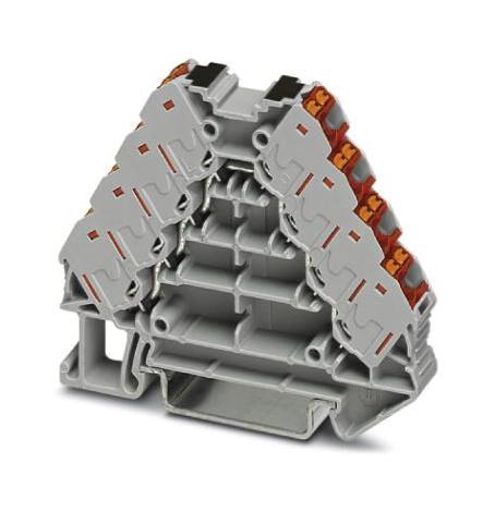 PTRV 4-PV /RD POTENTIAL DISTRIBUTOR, 16WAY, 14AWG, GRY PHOENIX CONTACT