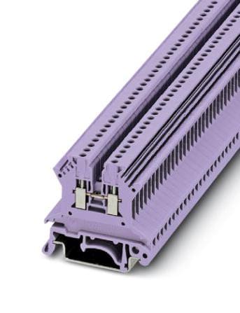 UK 1,5 N VT DINRAIL TERMINAL BLOCK, 2WAY, 16AWG PHOENIX CONTACT