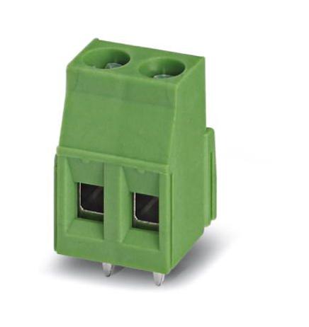MKDSN 2,5/ 2 BK TB, WIRE TO BRD, 2POS, 14AWG, BLK PHOENIX CONTACT
