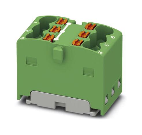 PTFIX 6X1,5 GN TB, POWER DISTRIBUTION, 6P, 14AWG, GRN PHOENIX CONTACT