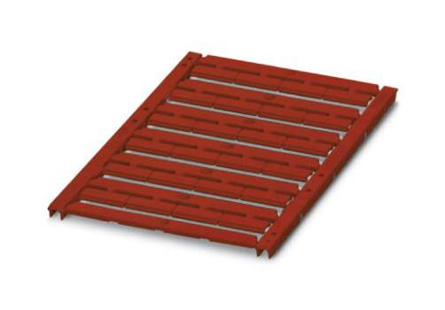 UCT-TMF 16 RD CUS MARKER SHEET, BLANK, 16MM, RED, TB PHOENIX CONTACT