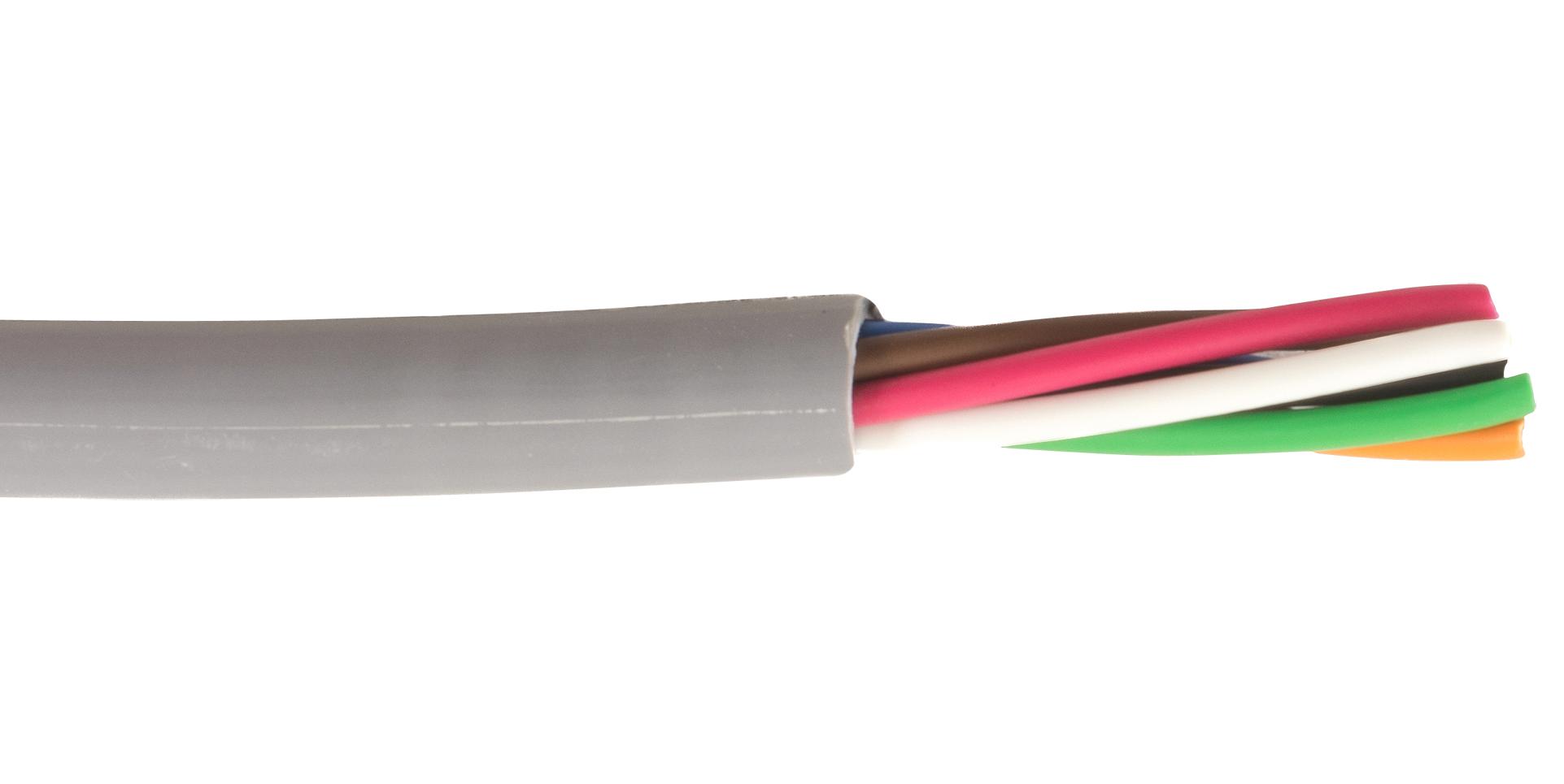 1176L SL001 UNSHLD FLEX CABLE, 6COND, 0.35MM2, 305M ALPHA WIRE