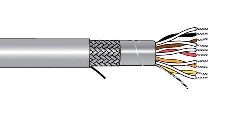 5340C SL005 SHLD MULTIPAIR, 5 PAIR, 22AWG, 30M ALPHA WIRE