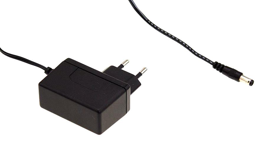 GSM12E09-P1J ADAPTER, AC-DC, 9V, 1.33A MEAN WELL
