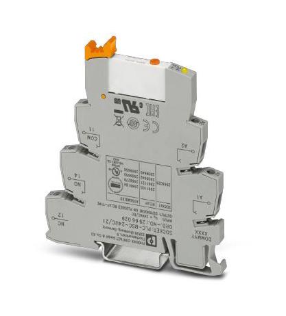 PLC-RSC- 24UC/21/MS POWER RELAY, SPDT, 24V, 6A, DIN RAIL PHOENIX CONTACT