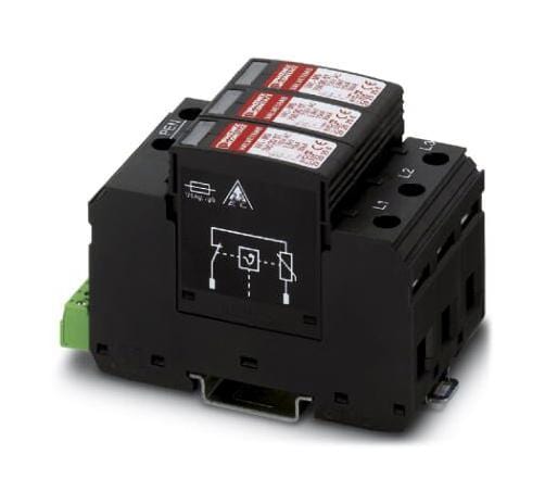 VAL-MS 750/30/3+0-FM SURGE PROTECTOR, 30KA, 750V PHOENIX CONTACT