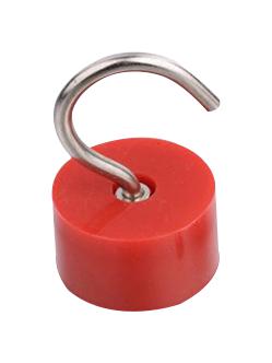 E1086/NEO/R/F POT MAGNET W/HOOK, 45X25.5MM, NEODYMIUM ECLIPSE MAGNETICS