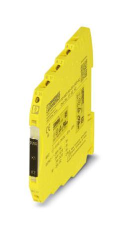 PSR-MS21-1NO-1DO-24DC-SC SAFETY RLY, SPST-NO, 24VDC, 6A, DIN RAIL PHOENIX CONTACT